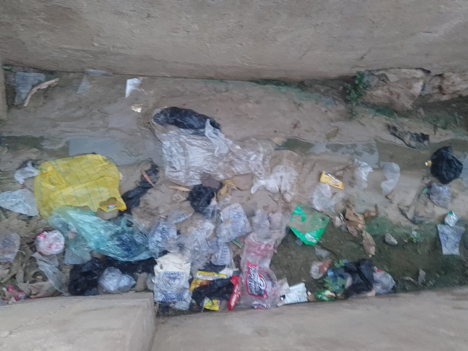 An illegal waste dump in Nigeria